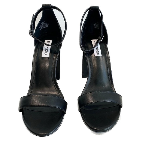 NWOT—Steve Madden “Carrson” Chunky Block Heel Sandles in Black Size 10 M - Picture 4 of 10
